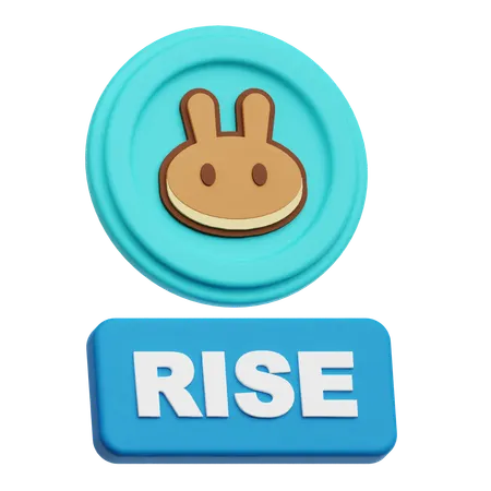 Pancakeswap Rise  3D Icon
