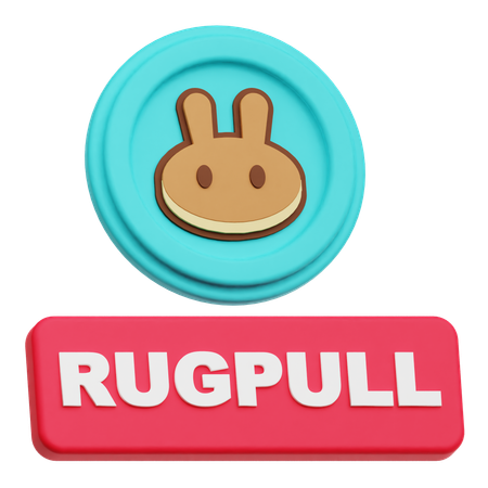 Pancakeswap Rugpull  3D Icon
