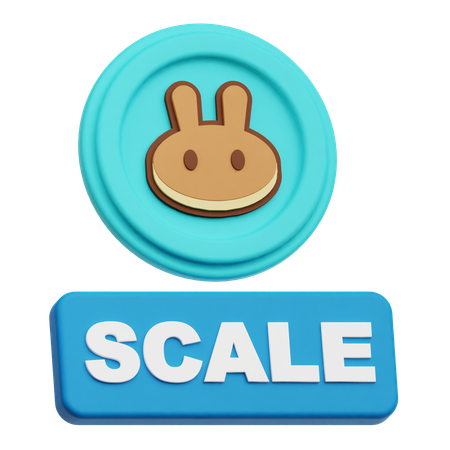 Pancakeswap Scale  3D Icon