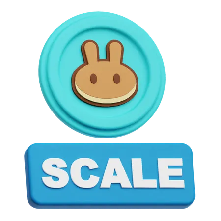 Pancakeswap Scale  3D Icon