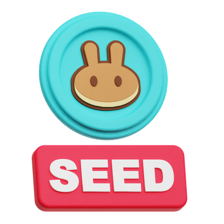 Pancakeswap Seed  3D Icon