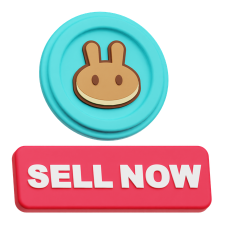 Pancakeswap Sell Now  3D Icon