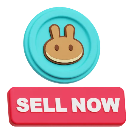 Pancakeswap Sell Now  3D Icon