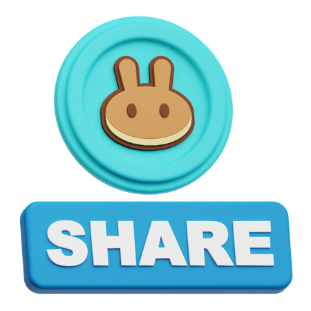 Pancakeswap Share  3D Icon