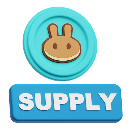 Pancakeswap Supply  3D Icon