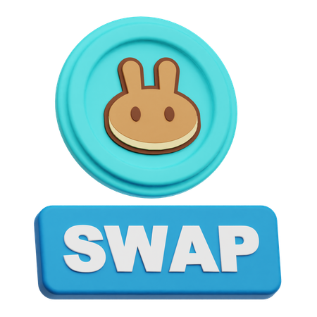 Pancakeswap Swap  3D Icon