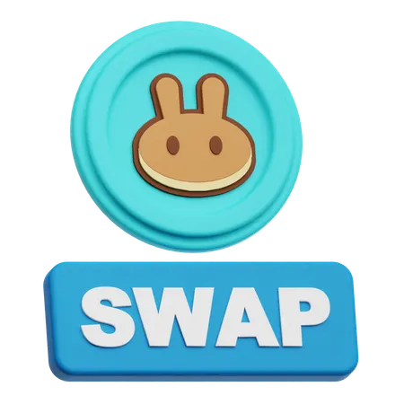 Pancakeswap Swap  3D Icon