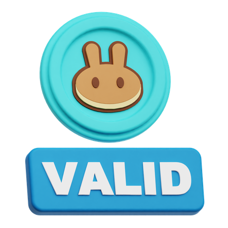 Pancakeswap Valid  3D Icon