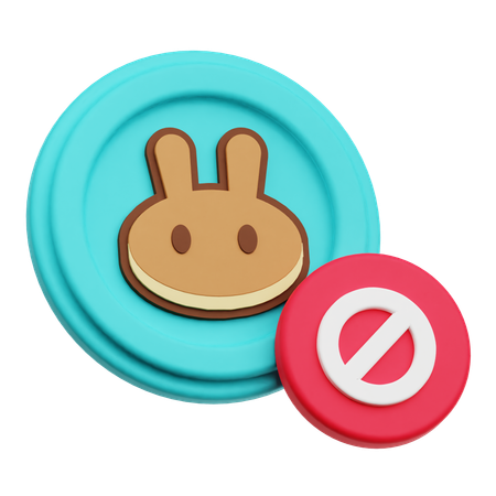 Pancakeswap-Verbot  3D Icon