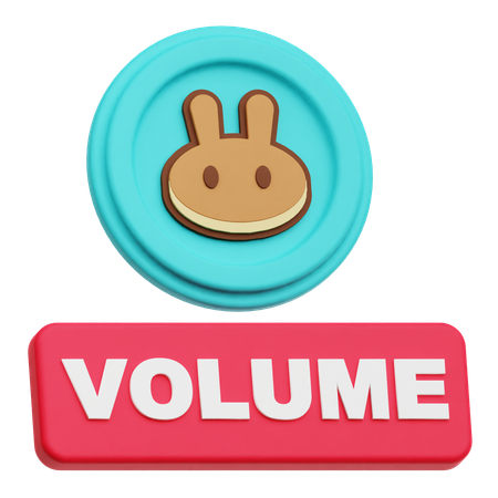 Pancakeswap Volume  3D Icon