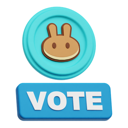 Pancakeswap Vote  3D Icon