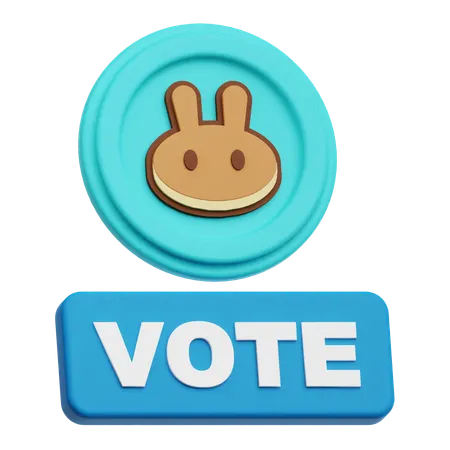 Pancakeswap Vote  3D Icon