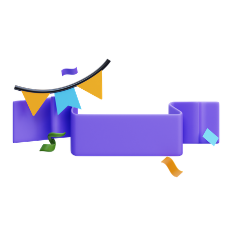 Pancarta del evento  3D Icon