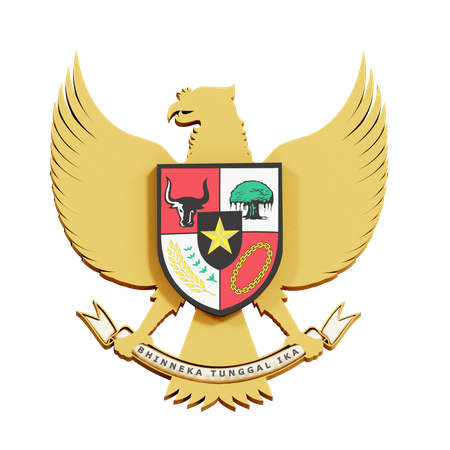 Pancasila  3D Icon