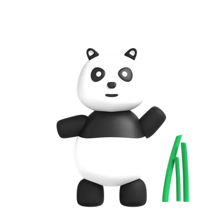 Panda 3D Illustration