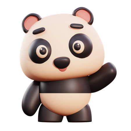 Premium Panda 3D Illustration download in PNG, OBJ or Blend format