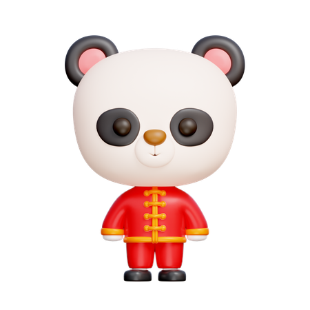 Panda chinois  3D Icon