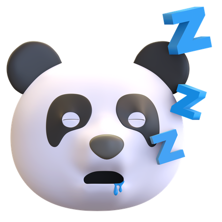 Panda durmiendo  3D Emoji