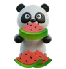 Panda Eating Watermelon Slices