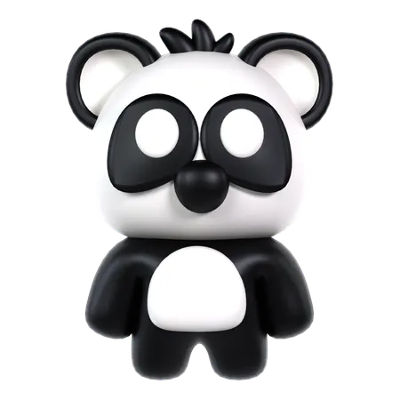 Panda fofo  3D Icon