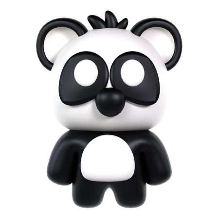 Panda mignon  3D Icon