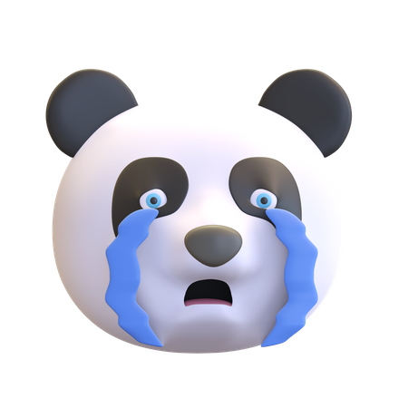 Panda qui pleure  3D Emoji