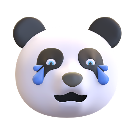 Panda qui rit  3D Emoji