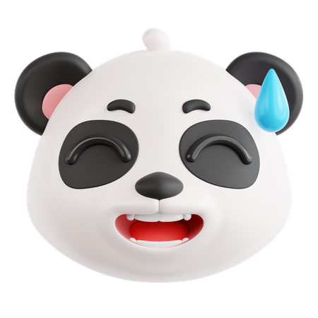 Panda sonriente  3D Icon