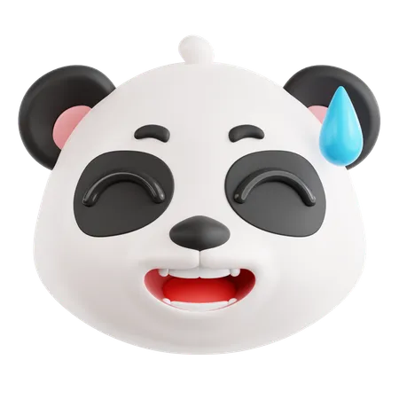 Panda sonriente  3D Icon