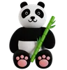 Panda with Bamboo