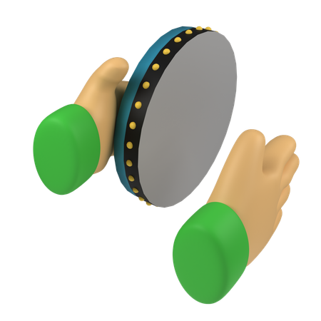 Pandeiro  3D Icon