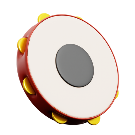 Pandeiro  3D Icon