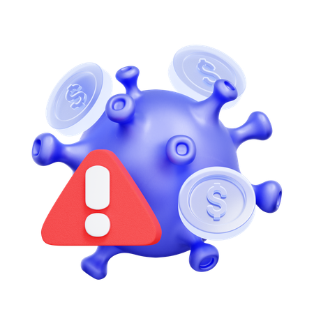 Pandemic Economic Impact  3D Icon