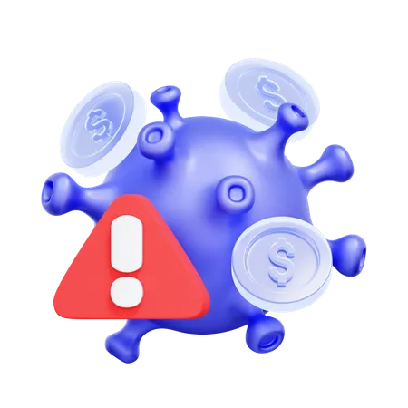 Pandemic Economic Impact  3D Icon