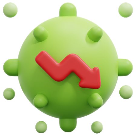 Pandemic Recession  3D Icon