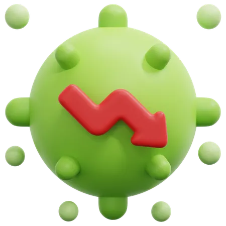 Pandemic Recession  3D Icon