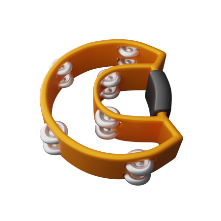 Pandereta  3D Icon