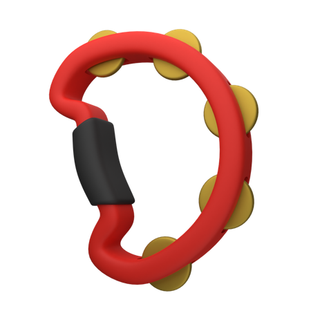 Pandereta  3D Icon