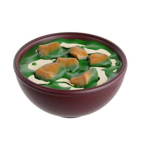 Palak Paneer  3D Icon