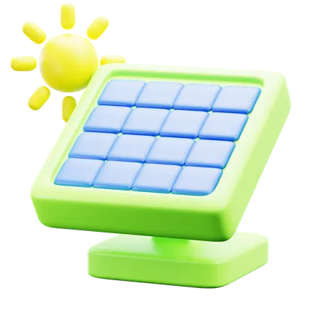 Panel solar  3D Icon