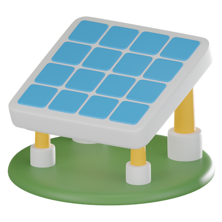 Panel solar  3D Icon