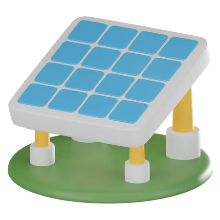 Panel solar  3D Icon