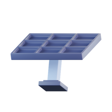 Panel solar  3D Icon