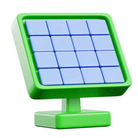 Panel solar  3D Icon