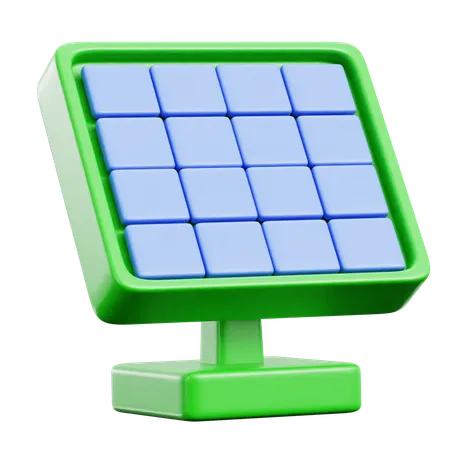 Panel solar  3D Icon