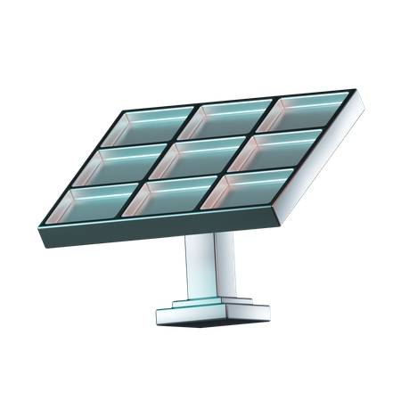 Panel solar  3D Icon