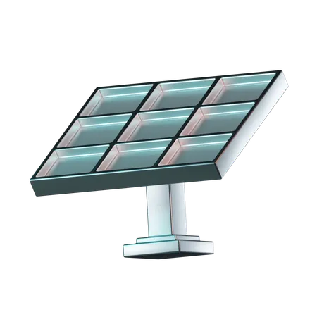 Panel solar  3D Icon