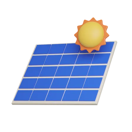 Panel solar  3D Icon