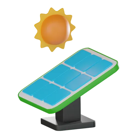 Panel solar  3D Icon