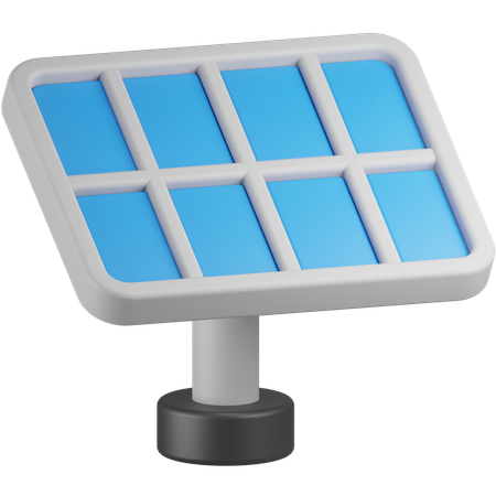 Panel solar  3D Icon